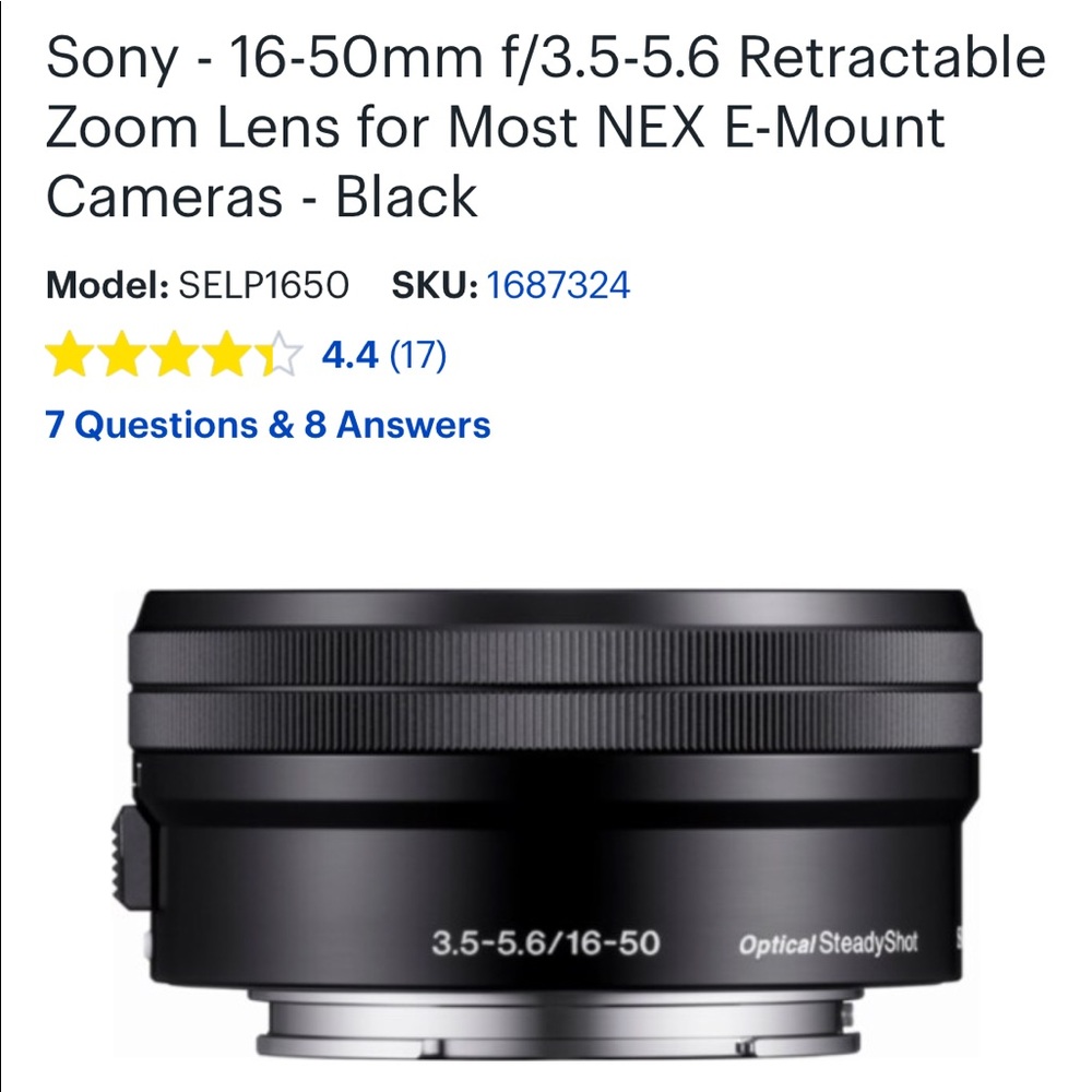 Sony Kit Lens